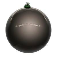 Vickerman 8" Gunmetal Pearl Ball UV Drilled Christmas Ornament
