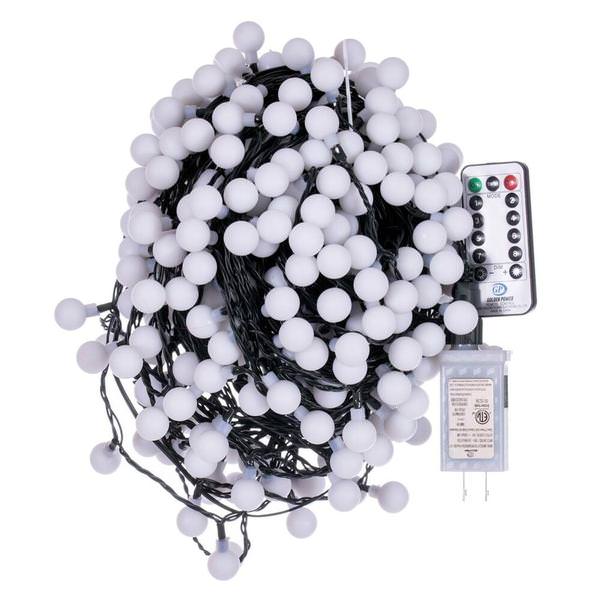 103' 400 Light Multicolor 8 Function LED Cherry Light Set with Remote Control