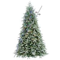 Vickerman 7.5' x 58" Frosted Albany Spruce 800 Lights Color Changing Artificial Christmas Tree 