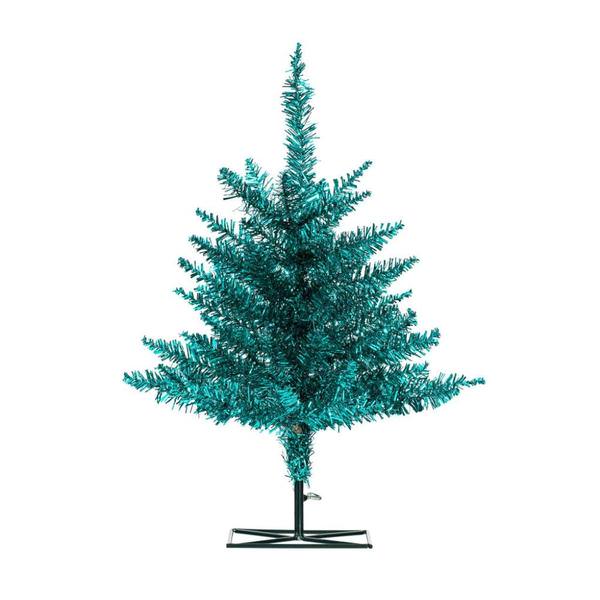 3' x 25" Aqua Fir Unlit  Artificial Christmas Tree
