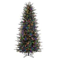 Vickerman 5.5' x 38" Georgian Fraser 350 LED Light Prelit Artificial Christmas Tree