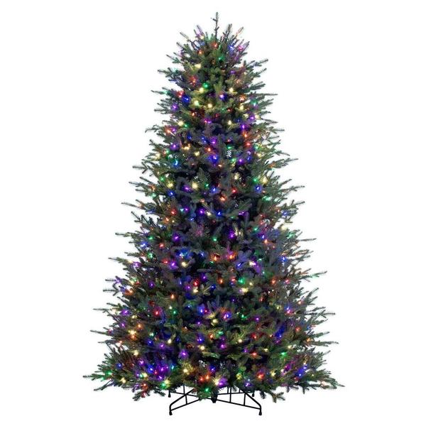 10' x 73" Georgian Fraser Fir 1600 LED Light Pre-Lit Artificial Christmas Tree