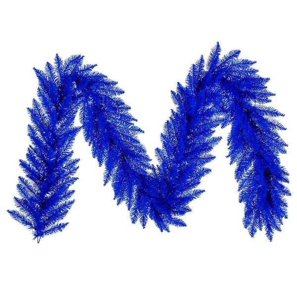 9' x 14" Blue Artificial Garland