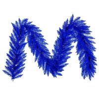 Vickerman 9' x 14" Blue Artificial Garland
