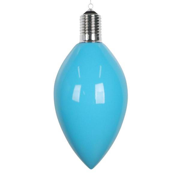 15.5" Blue Enamel C9 Bulb Ornament