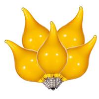 Vickerman 15' 15 Light G45 Flame Tip Amber LED String Light Set