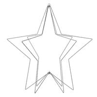 Vickerman 30" 300 Light Warm White Twinkle Five Point Star LED Silhouette Light