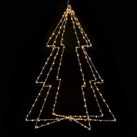 Vickerman 24" 240 Light Warm White Twinkle Steel Wire LED Tree Silhouette Light