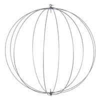 Vickerman 24" - 400 Light Warm White Steel Wire LED Ball Silhouette Light