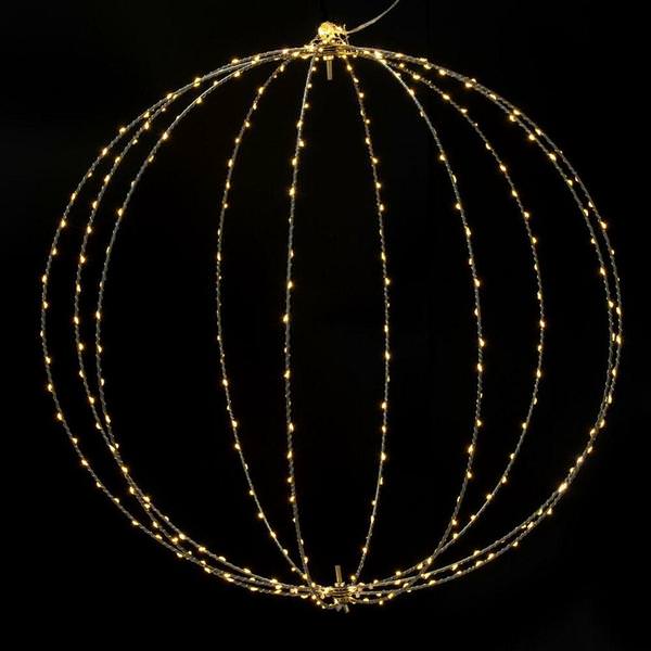 24" 400 Light Warm White Twinkle LED Ball Silhouette Light
