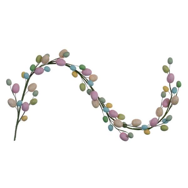 4' Artificial Pastel Easter Egg Garland