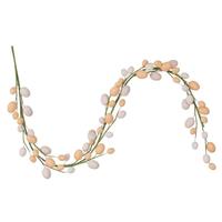 Vickerman 5' Artificial Orange/Ivory Easter Eggs Garland