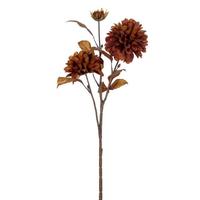 Vickerman 26" Dark Brown Chrysanthemum Spray (3 Pack)