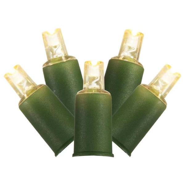 23' - 70 Light Warm White Green Wire LED Light Set