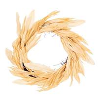Vickerman 28" Cream Corn Husk Artificial Wreath