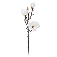 Vickerman 29" White Magnolia Flower Bud Spray (2 Pack)