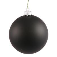 Vickerman 20" Giant Black Matte Christmas Tree Ornament