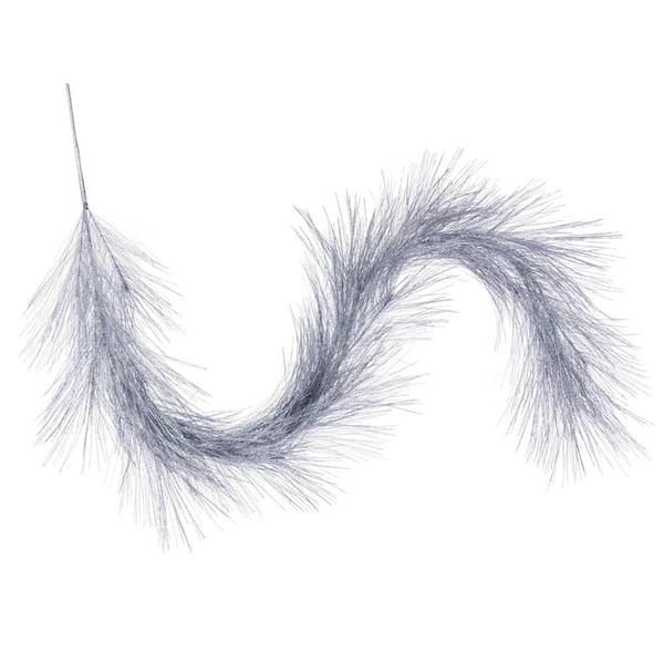 6' Artificial Silver Pine Needle Garland