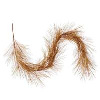 Vickerman 6' Artificial Gold Metallic Pine Needle Garland