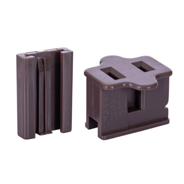 Brown Female Slide On Plug Inline (10 Pack) 