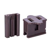 Vickerman Brown Female Slide On Plug Inline (10 Pack) 