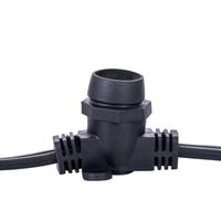 Vickerman 330' x 330 Black European Medium Screw Base Socket String Set