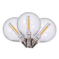 Vickerman 6 watt G40 Candelabra Screw Base Warm White Replacement LED Light Bulb (25 Pack)