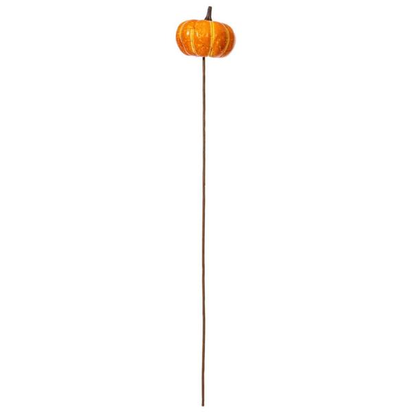 19.5" Orange Pumpkin Artificial Spray (8 Pack)