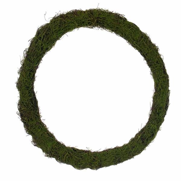 18" Mossy Circular Natural Twig Wreath 