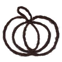 Vickerman 24" Pumpkin Natural Twig Wreath 