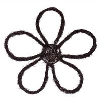 Vickerman 24" Flower Outline Natural Twig Wreath 