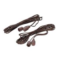Vickerman 15' Brown Coaxial Extension Cord (2 Pack)