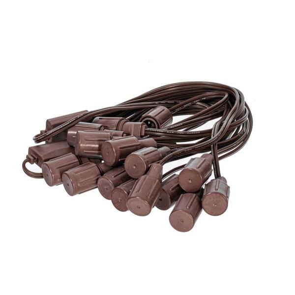 12"x 7 Flexible Coaxial Brown Splitter (2 Pack)