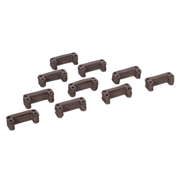 4-6" Brown Stretch Bands for LED Light Sets (100 Pack)