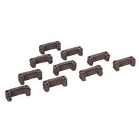 Vickerman 4-6" Brown Stretch Bands for LED Light Sets (100 Pack)