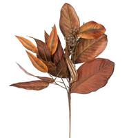 Vickerman 24" Brown Magnolia Leaf Spray (3 Pack)