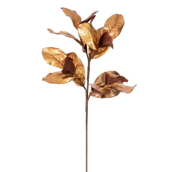 29" Gold Metallic Magnolia Spray (3 Pack)