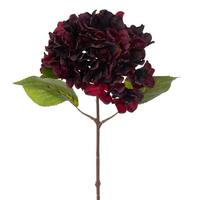 Vickerman 20" Dark Purple Hydrangea Stem (2 Pack)