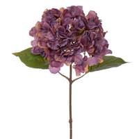 Vickerman 20" Purple Hydrangea Stem (2 Pack)