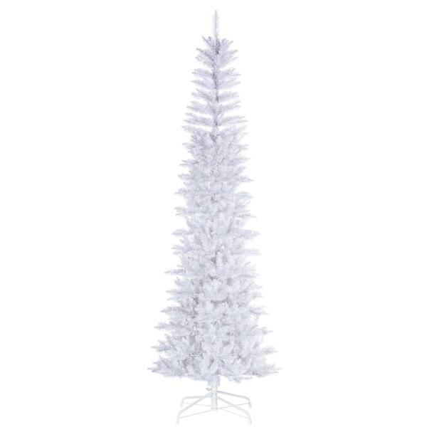 8.5' x 38" Sky Blue Pencil Unlit Artificial Christmas Tree
