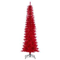Vickerman 9.5' x 42" Red Pencil Unlit Artificial Christmas Tree