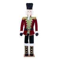 Vickerman 6' Red Velvet Standing Nutcracker Doll