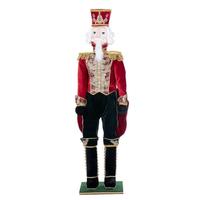 Vickerman 6' Red Deluxe Standing Nutcracker Doll