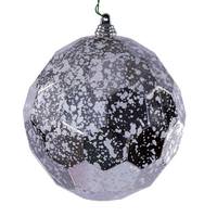 Vickerman 4.75" Silver Honeycomb Mercury Christmas Ornament (4 Pack)