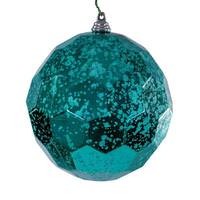 Vickerman 4.75" Teal Honeycomb Mercury Christmas Ornament (4 Pack)