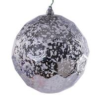 Vickerman 6" Silver Honeycomb Mercury Christmas Ornament (2 Pack)