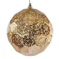 Vickerman 6" Gold Honeycomb Mercury Christmas Ornament (2 Pack)