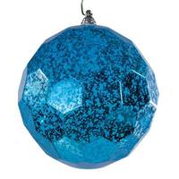 Vickerman 6" Turquoise Honeycomb Mercury Christmas Ornament (2 Pack)
