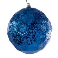 Vickerman 6" Midnight Blue Honeycomb Mercury Christmas Ornament (2 Pack)