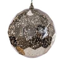 Vickerman 6" Champagne Honeycomb Mercury Christmas Ornament (2 Pack)